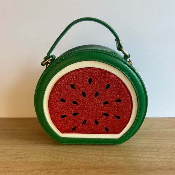 Handbags - Green and Red Watermelon-Themed Women's Bag